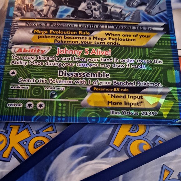 Johnny 5 Pokemon Card - Picture 4 of 9